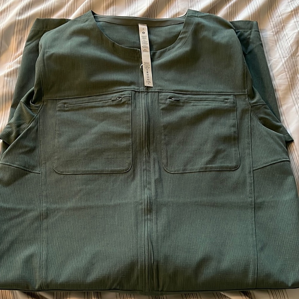 WovenAir zippered jumpsuit